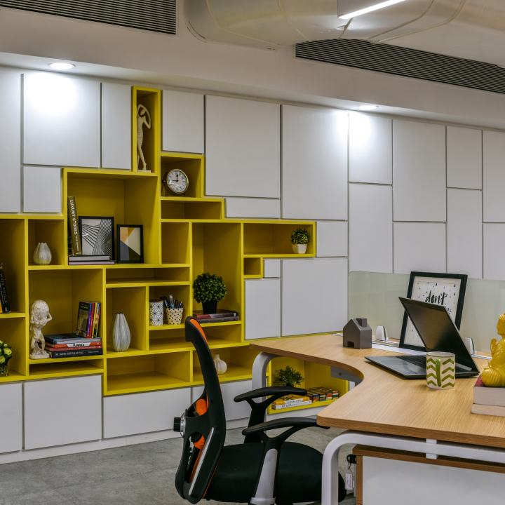 A creative and inspiring workspace with a focus on design and functionality