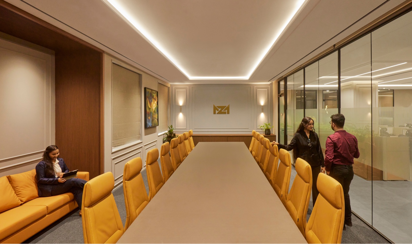 MZM Legal Meeting Room - Designed by JTCPL with a focus on functionality